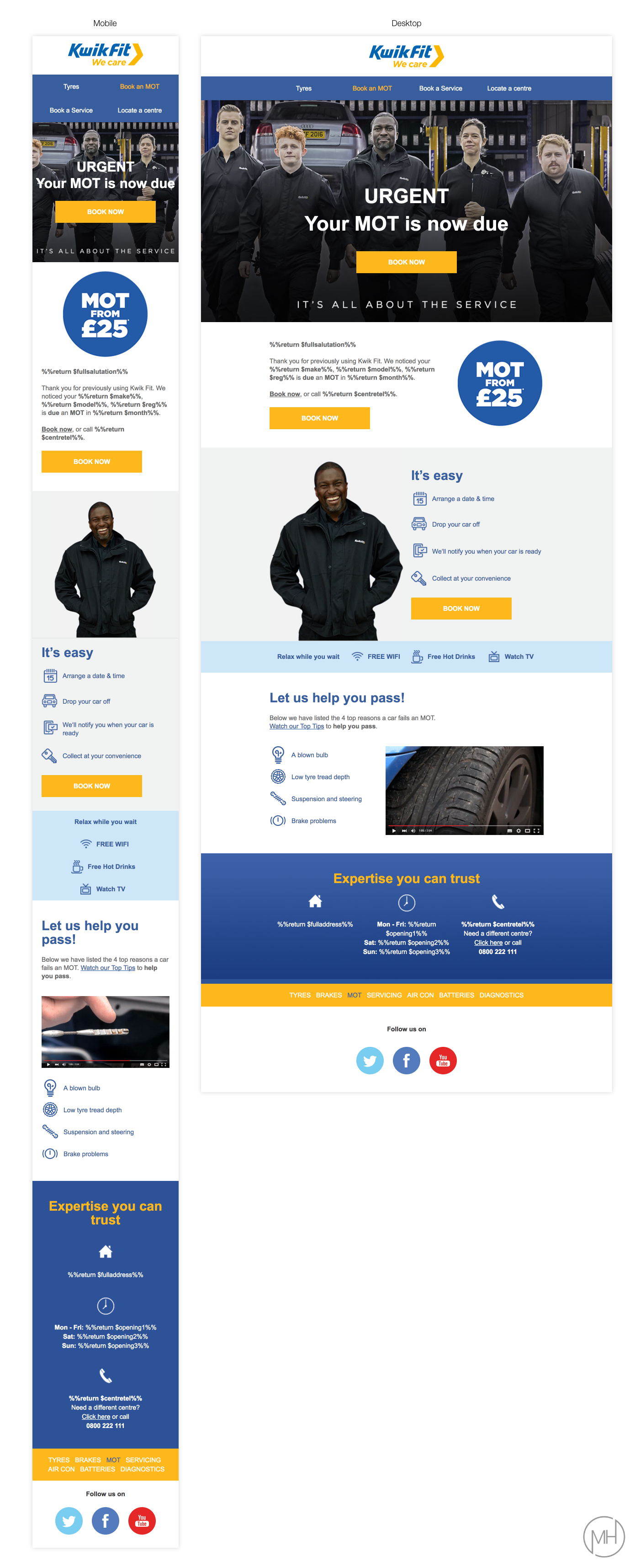 Kwik Fit email 2